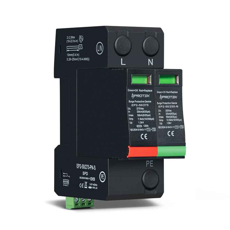 T1+T2 Iimp 7.5kA Imax 50kA - EP2-50 Series