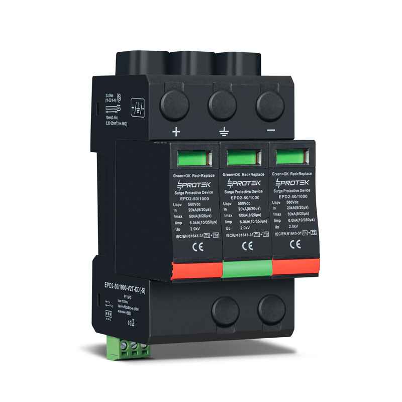 EV SPD Class II surge protection Imax 50kA - EPD2-50 Series